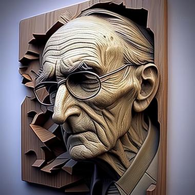 3D model William S Burroughs (STL)